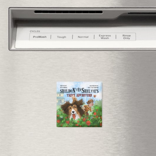 Sheldon die Sheltie Magnet (In Situ (Geschirrspüler))