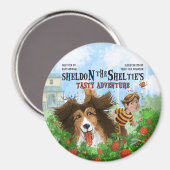 Sheldon die Sheltie Magnet (Vorderseite/Rückseite)