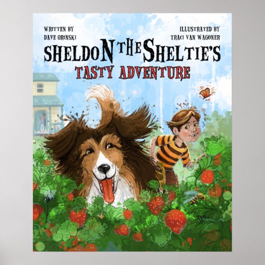 Sheldon die Sheltie Poster (Vorne)