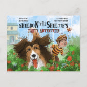 Sheldon die Sheltie Postkarte (Vorderseite)