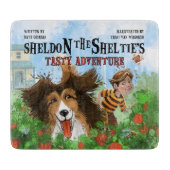 Sheldon die Sheltie Schneidebrett (Vorderseite)