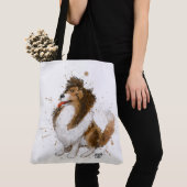 Sheldon die Sheltie Tasche (Von Nahem)