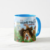 Sheldon die Sheltie Tasse (VorderseiteRechts)