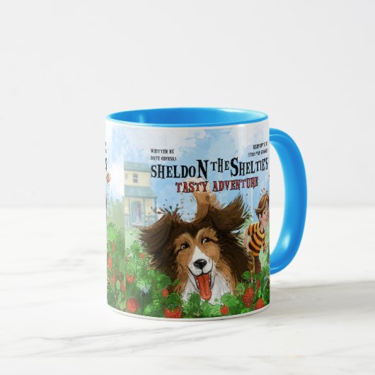 Sheldon die Sheltie Tasse (VorderseiteRechts)