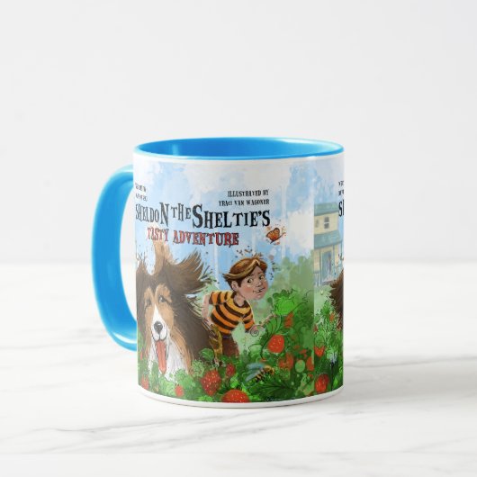 Sheldon die Sheltie Tasse (Vorderseite Links)