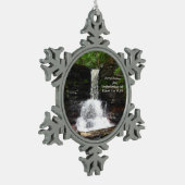 Sheldon Reynolds Falls, Weihnachtsschmuck Schneeflocken Zinn-Ornament (Links)