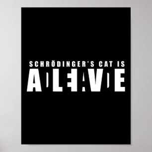 Sheldon Schroedingers Katze - tot und lebendig Poster