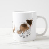 Sheldon the Sheltie Drei Posen Jumbo-Tasse (Rechts)