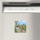 Sheldon und Davie Abenteuer Magnet (In Situ (Geschirrspüler))