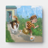 Sheldon und Davie Adventure Fotoplatte (Vorderseite)