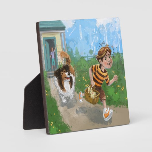 Sheldon und Davie Adventure Fotoplatte (Vorderseite)