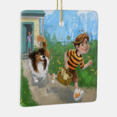 Sheldon und Davie Adventure Keramikornament (Rechts)