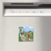 Sheldon und Davie Adventure Magnet (In Situ (Geschirrspüler))