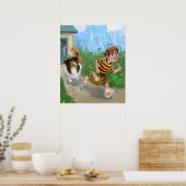 Sheldon und Davie Adventure Poster (Küche)