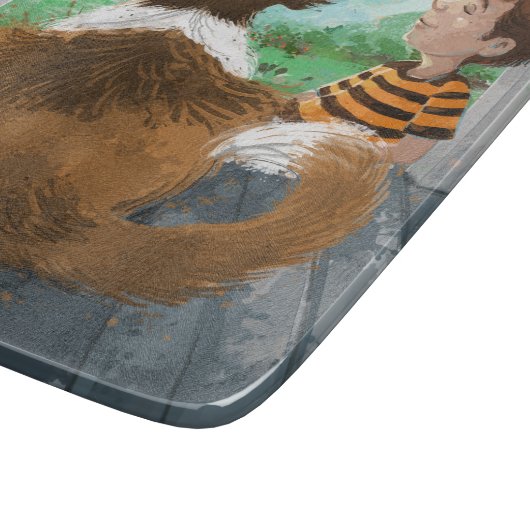 Sheldon und Davie Relaxing Schneidebrett (Ecke)