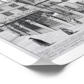 Sheldonian Theatre, Oxford, von "Oxonia Illustrat Poster (Ecke)