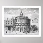 Sheldonian Theatre, Oxford, von "Oxonia Illustrat Poster (Vorne)