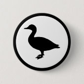 Sheldrake Duck Button (Vorderseite)