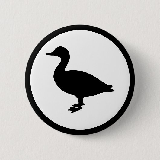 Sheldrake Duck Button (Vorderseite)