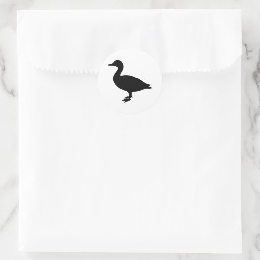 Sheldrake Duck Runder Aufkleber (Tasche)