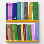 shelf books library reading fotoplatte (Vorderseite)