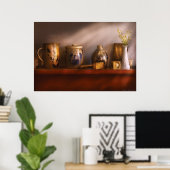 Shelf - Familienhäuser Poster (Heimbüro)