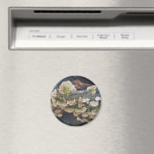 Shelf Fungus Colony Magnet (In Situ (Geschirrspüler))