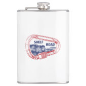 Shelf Road Klettersteig Carabiner Flachmann (Vorderseite)