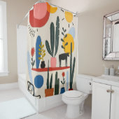 Shelfie Duschvorhang (Beispiel)