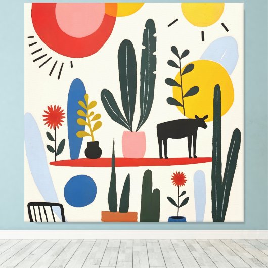 Shelfie Leinwanddruck (Insitu (Holzboden))