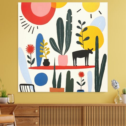 Shelfie Leinwanddruck (Insitu (Wohnzimmer))