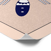 Sheling Moon Native Symbol Mandala Poster Print (Ecke)