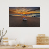 Shell At The Beach At Sunset | Kos Island Poster (Küche)