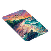 Shell Beach Guyana Magnet (Rechte Seite)