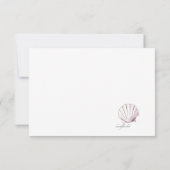 Shell Collection RSVP Karte (Rückseite)