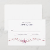 Shell Collection RSVP Karte (Vorne/Hinten)