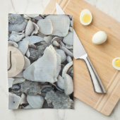Shell Haven Initial Pattern Geschirrtuch (Viertel Falte)