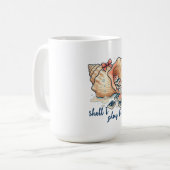 Shell I Play Mahjong Coastal Kaffeetasse (Vorderseite Links)