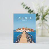 Shell Island (Fadiouth) Senegal wird zu Postkarte (Stehend Vorderseite)