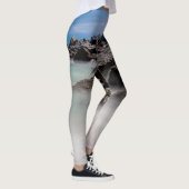 Shell Island Felsen und Wellen Leggings (Rechts)