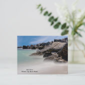 Shell Island Felsen und Wellen Postkarte (Stehend Vorderseite)