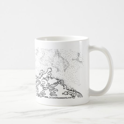 Shell man Beachthe Kaffeetasse (Rechts)