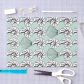 Shell Nautilus Scallop Nautical Beach Tissue Paper Seidenpapier (Handwerk)