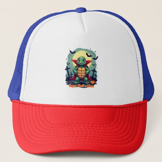 Shell-o-Ween-Schildkröte Truckerkappe (Vorderseite)