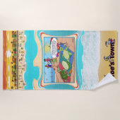 Shell-Shocked | Ermutigung Strandtuch (Vorderseite)