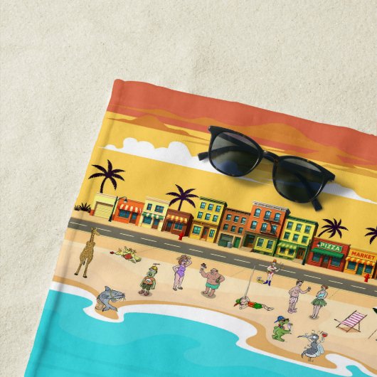 Shell-Shocked | Ermutigung Strandtuch (Beispiel)