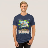 Shell Shocked | Ermutigungs-Tri-Blend-Shirt Tri-Blend Shirt (Vorderseite voll)