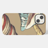 Shell Trio auf Khaki iPhone Hülle (Rückseite (Horizontal))