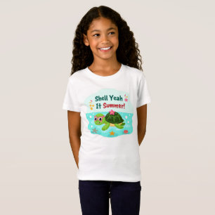 Shell Yeah Es Ist Sommer Meeresschildkröte T-Shirt