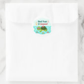 Shell Yeah Es Ist Sommer Turtle Aufkleber (Tasche)